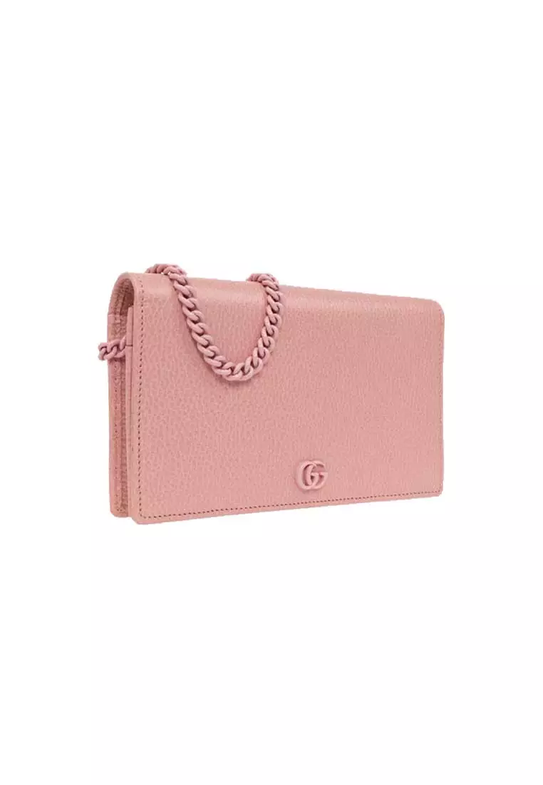 Buy Gucci GG Marmont Mini Chain Bag Pink 497985 2025 Online