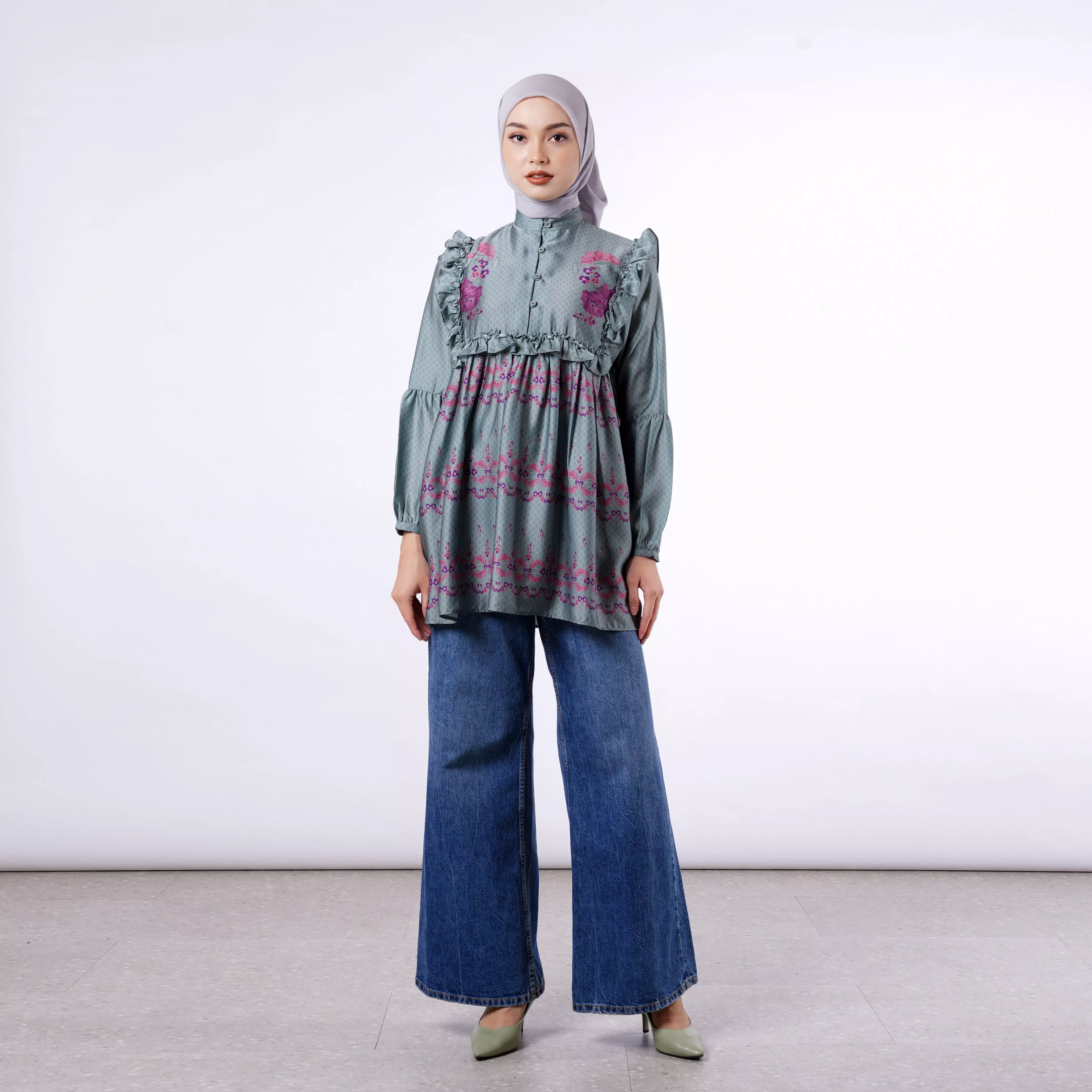 Aleza - Mauza Top Green