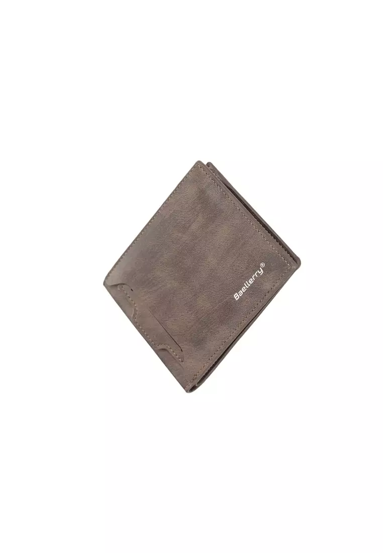 Dompet Lipat Pria Model Lipat Halus PU Leather Quality Premium Original