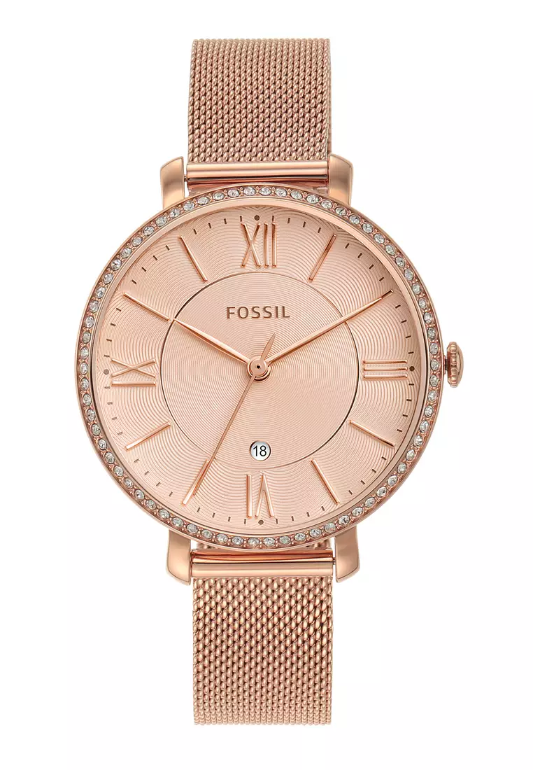 Gold sale fossil watch