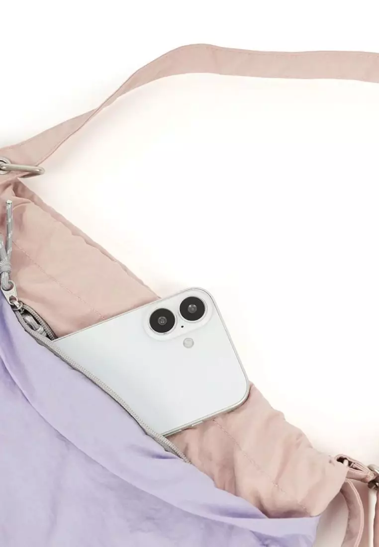 Hellolulu Noor Reversible Shoulder Bag (Hebe Purple/Candy Pink)