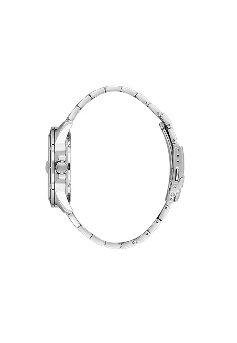 Premium Men's Analog Watch Silver Stainless Steel DK.1.14066-6