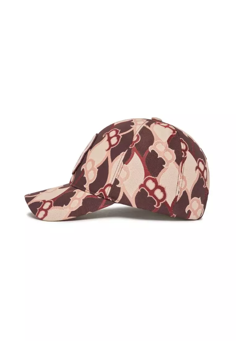 ARGYLE MONOGRAM STRUCTURED BALL CAP BOSTON RED SOX