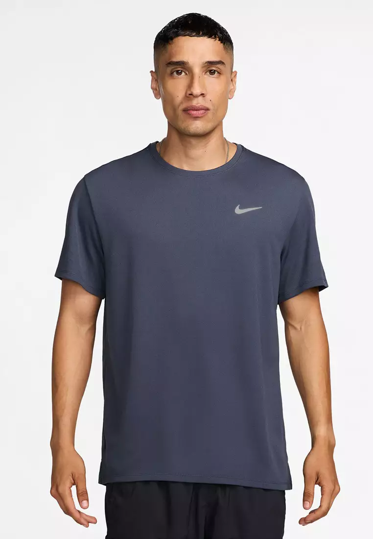 ★★Nike★★ Dry Fit UV Miler Short Sleeve Running Top M Dus Buy Nike Miler Men's Dri-FIT UV Short-Sleeve Running Top