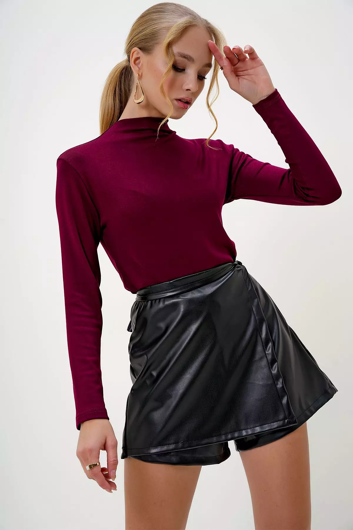 Mock Neck Top