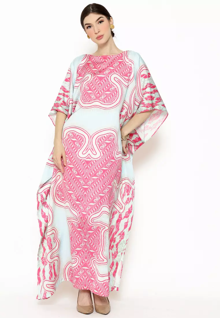 Kanzi Exclusive Short Sleeve Batik Kaftan