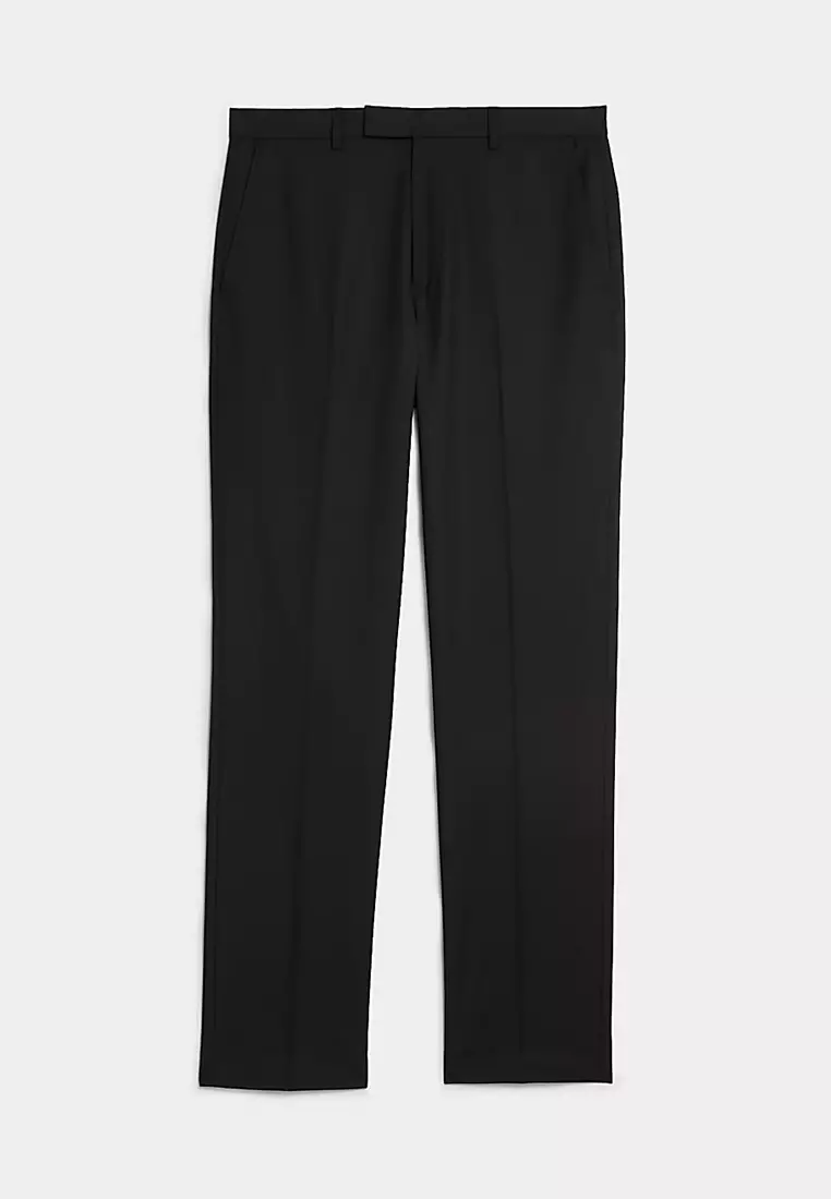 Regular Fit Stretch Suit Trousers