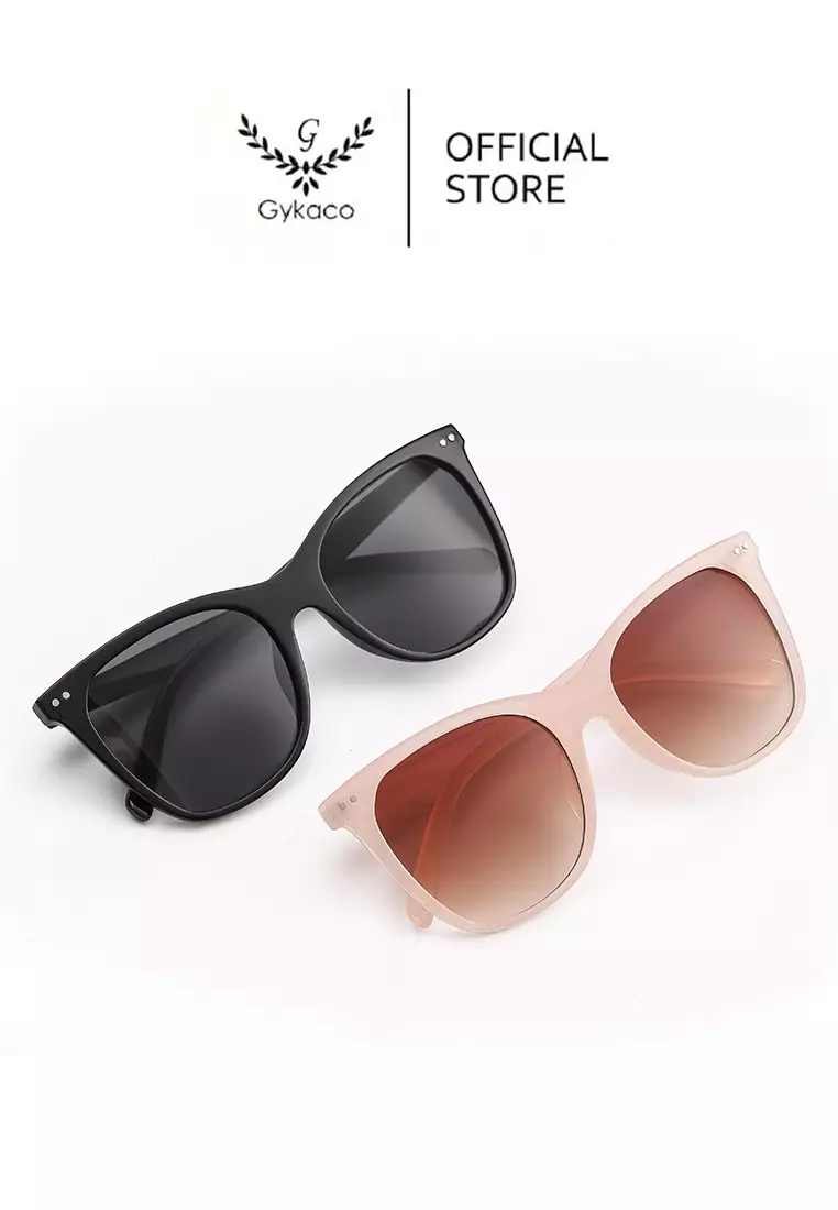 GYKACO WOYUN Jelly Brown - Kacamata Hitam Wanita (Premium) - Fashion Sunglasses (Import)