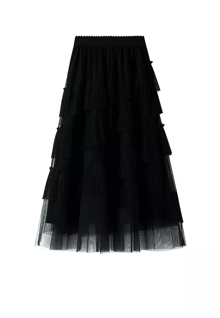Spring Multilevel Tiered Skirt AF8552
