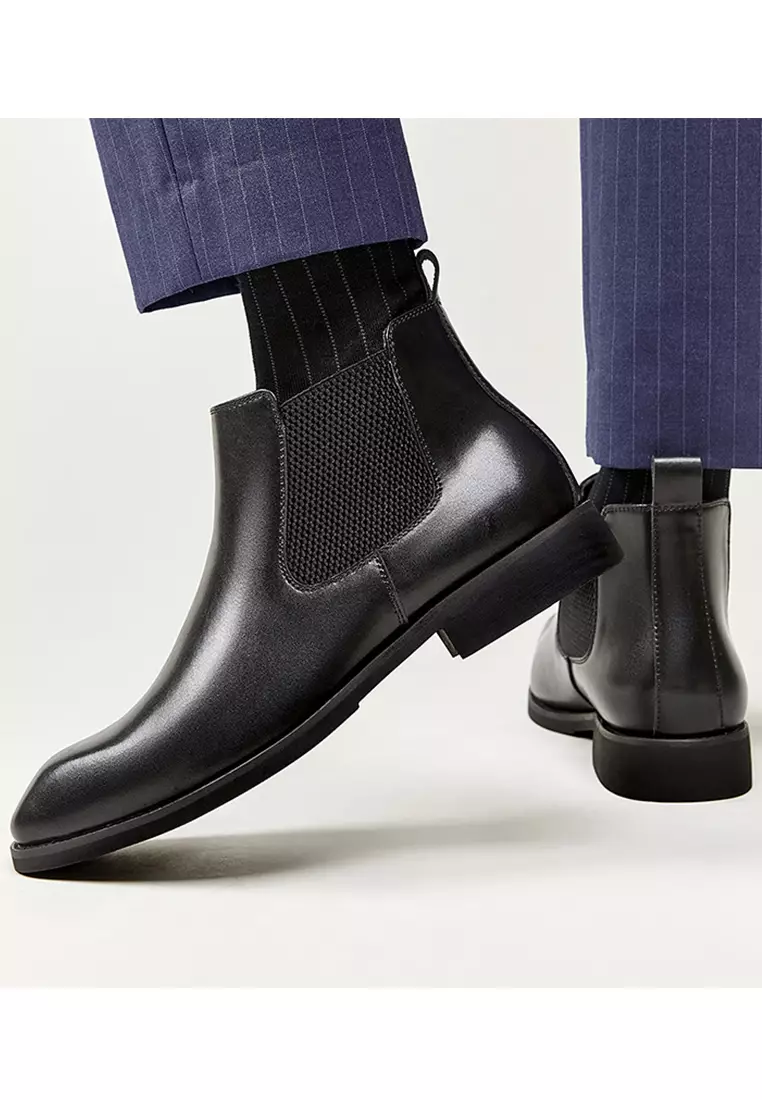 Business Leather Chelsea Boot KB25M01