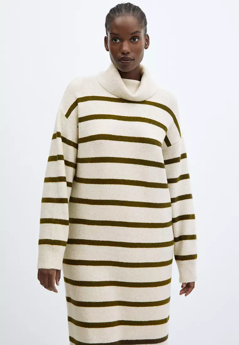 Mango turtleneck dress top