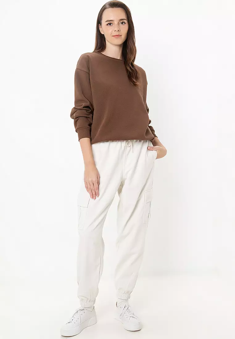 Calvin Klein Archive Logo French Terry Cargo Joggers