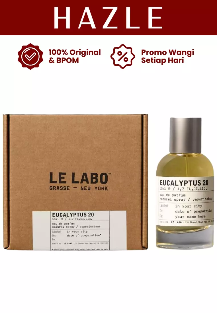 Jual Le Labo Eucalyptus 20 Unisex EDP 50 ml Original 2026 | ZALORA