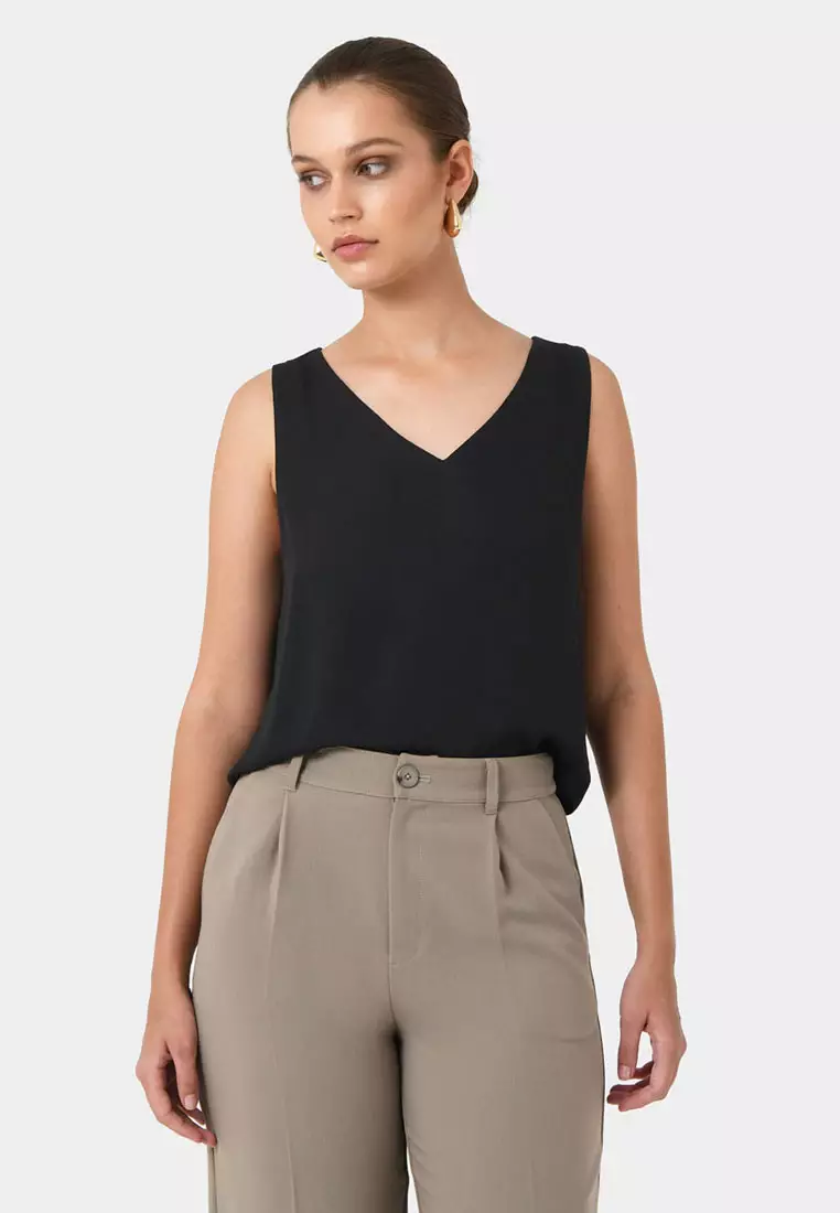 Blair V-neck Crop Top