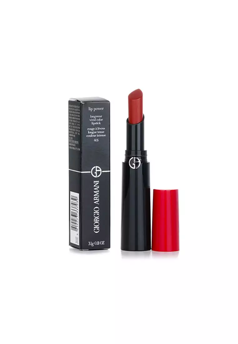 Giorgio Armani GIORGIO ARMANI - Lip Power Longwear Vivid Color Lipstick - #  405 Sultan 3.1g/0.11oz 2023, Buy Giorgio Armani Online