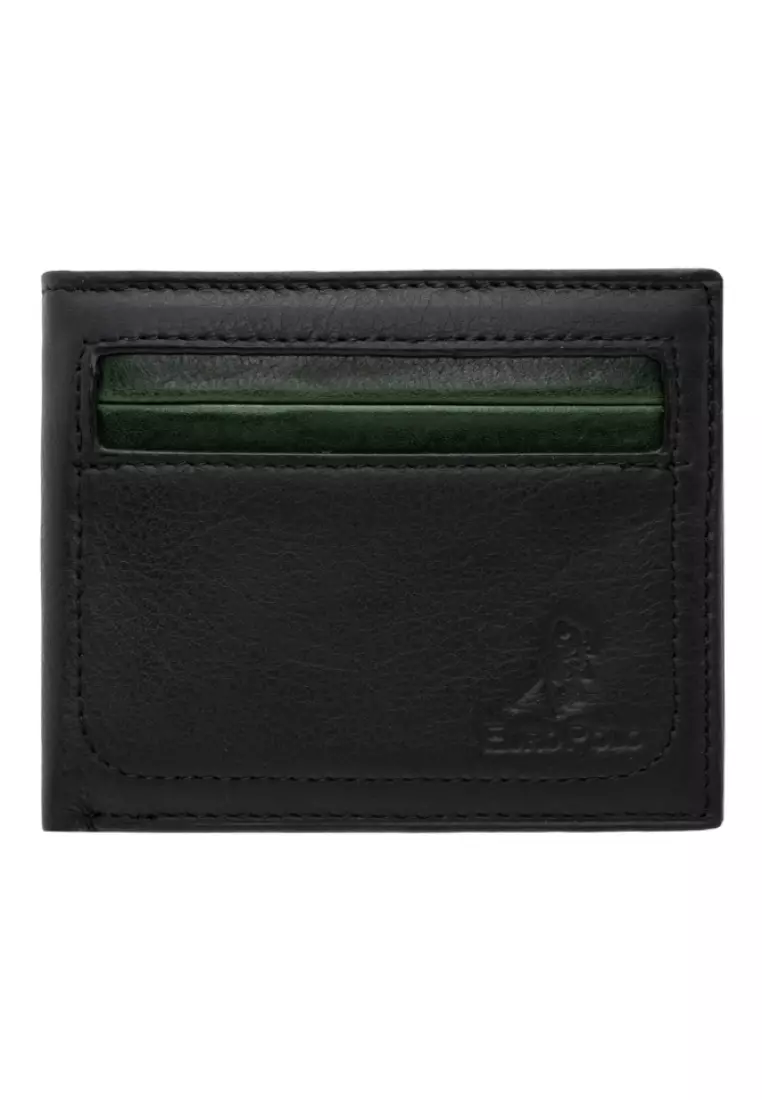 Euro Polo Pebble Leather Flip Dual ID Bifold Wallet EWB 40352