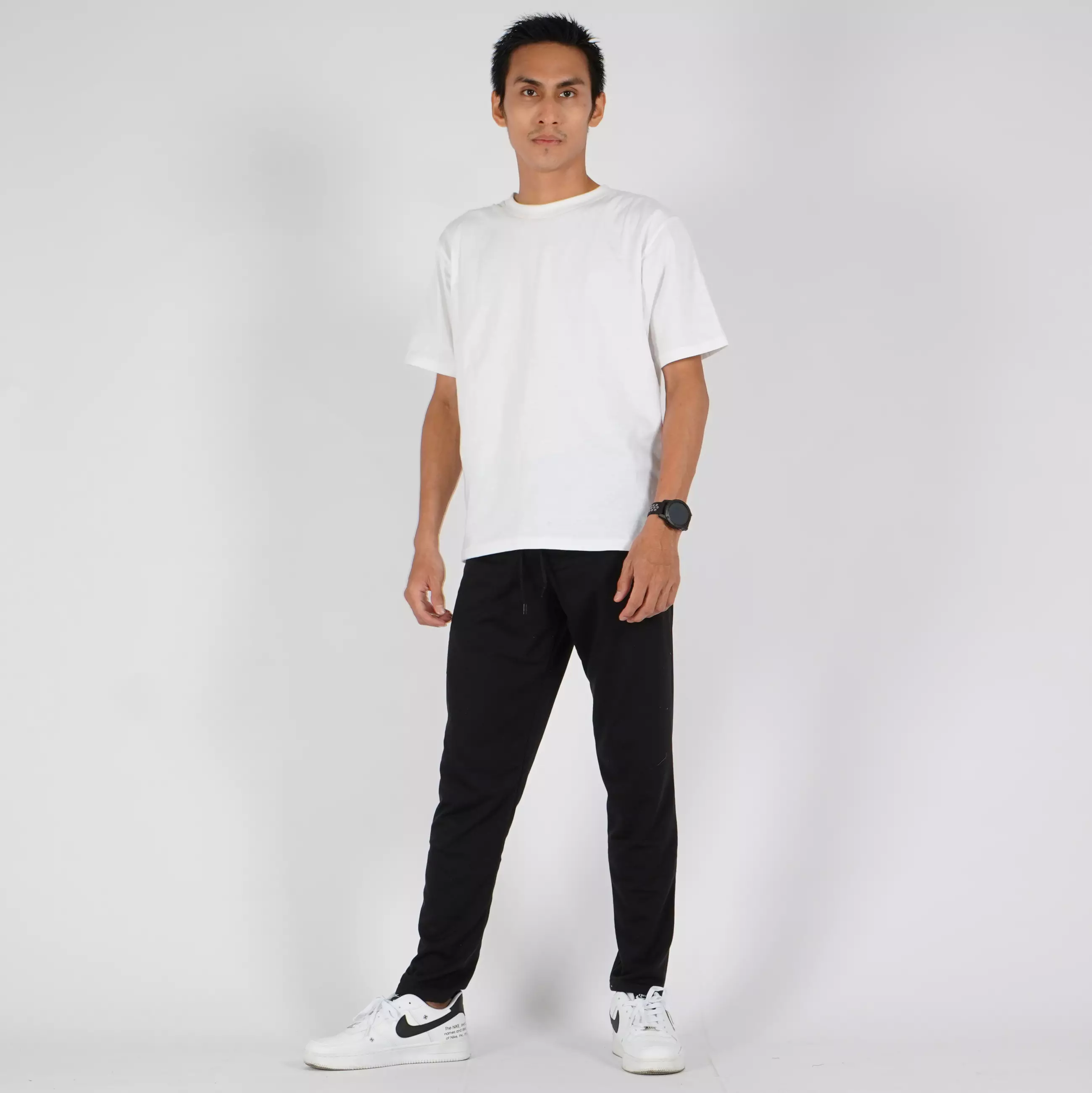 MICHAEL Celana Panjang Pria Casual Slim Fit Pants Korean Style - HITAM