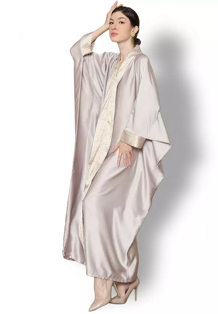 Kanzi Exclusive Long Sleeve Songket Kaftan