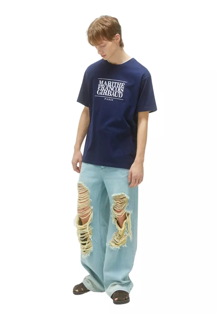 Classic Logo Tee - Navy