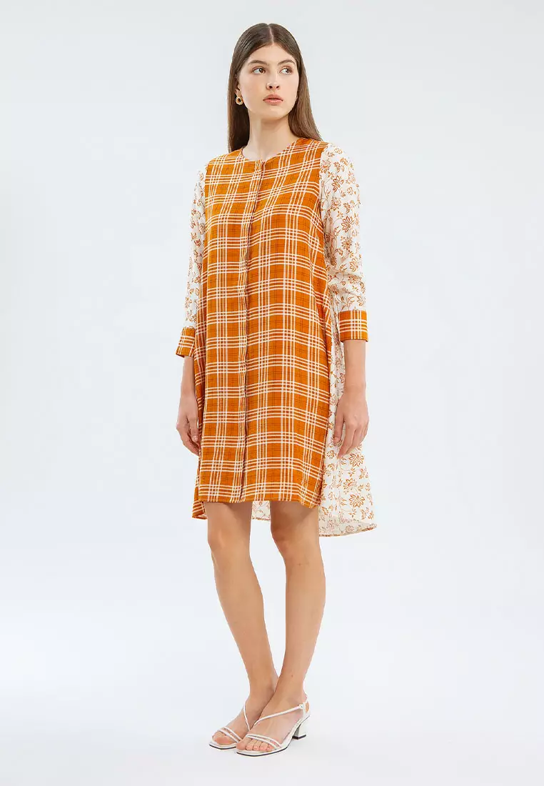 Minimal Cantika Dress Ice Ginger Warna Ice Ginger