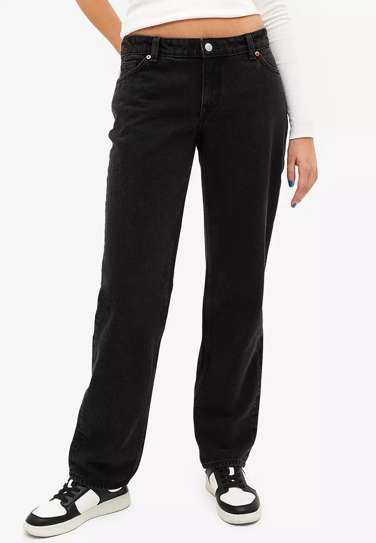 Buy Monki Moop Low Waist Straight Jeans 2024 Online | ZALORA Philippines