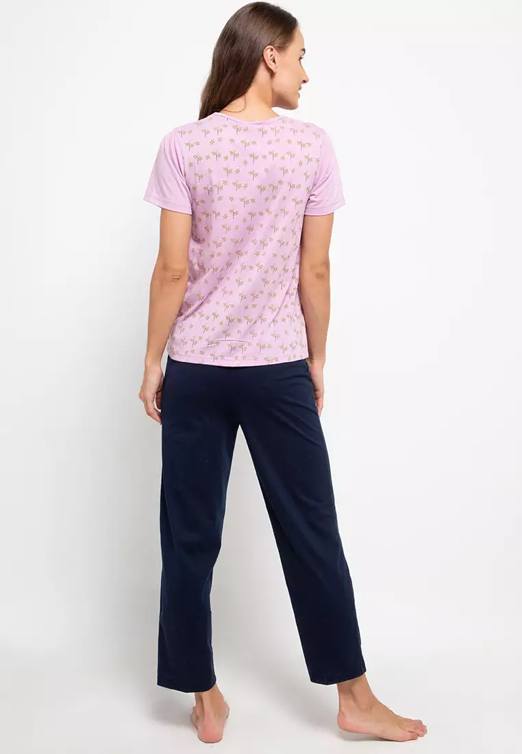 Jual Puppy Pyjama Pijama Short Sleeve Long Pants Sleepwear