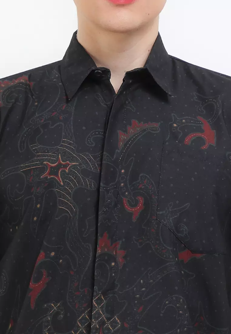 Danumaya Kemeja Batik Exclusive Premium Pria Casual Modern Lengan Pendek