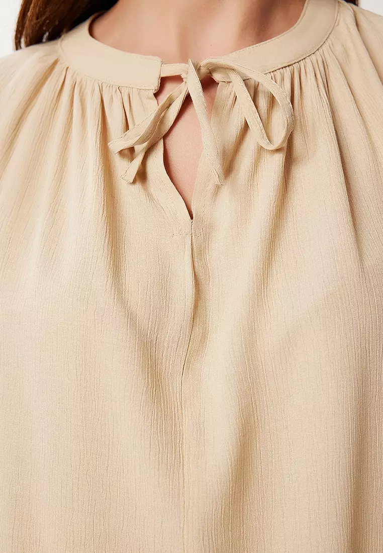 Embroidery Embroidered Linen Blouse