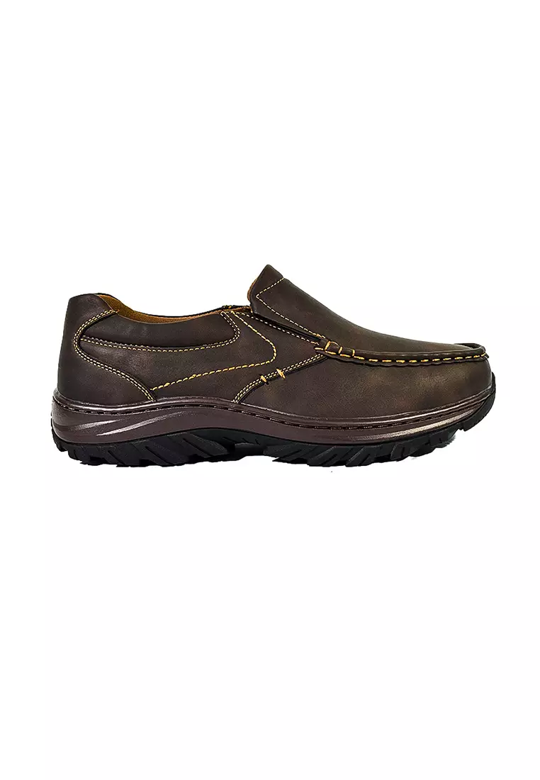 Discount on Mario D' boro Runway  shoes - SKU: Men's Formal Slip On Shoes MX 25395 Dark Brown C57
