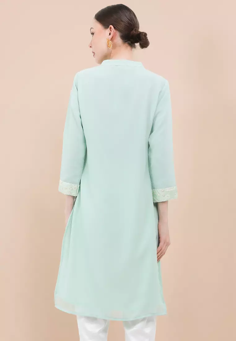 Chanira Festive Aliza Tunic-Green