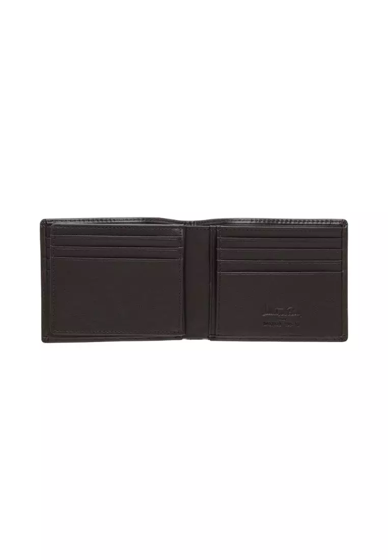 Valentino Rudy Italy Men's Leather RFID Tri-Fold Short Wallet 0467023-630