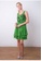 ANNE F green Chiffon Layered A-Line Dress AN664AA20MVNHK_5
