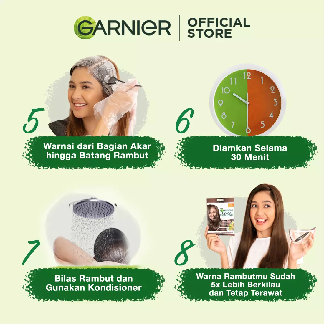 Garnier Color Natural Creme Riche Coklat Karamel Sachet