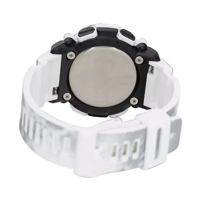 Jam Tangan Pria Casio G-Shock GA-2200GC-7ADR GA2200GC GA-2200GC Grunge Snow Camouflage Black Digital Analog Dial Camouflage Resin Band