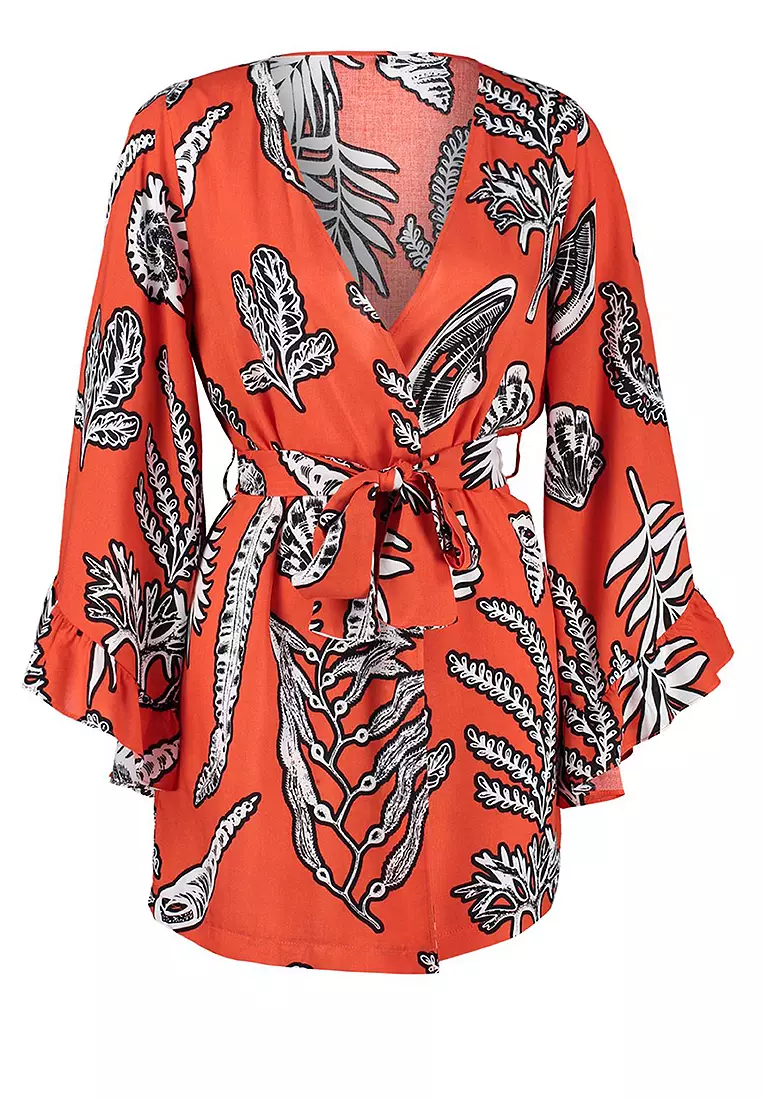 Printed Kimono
