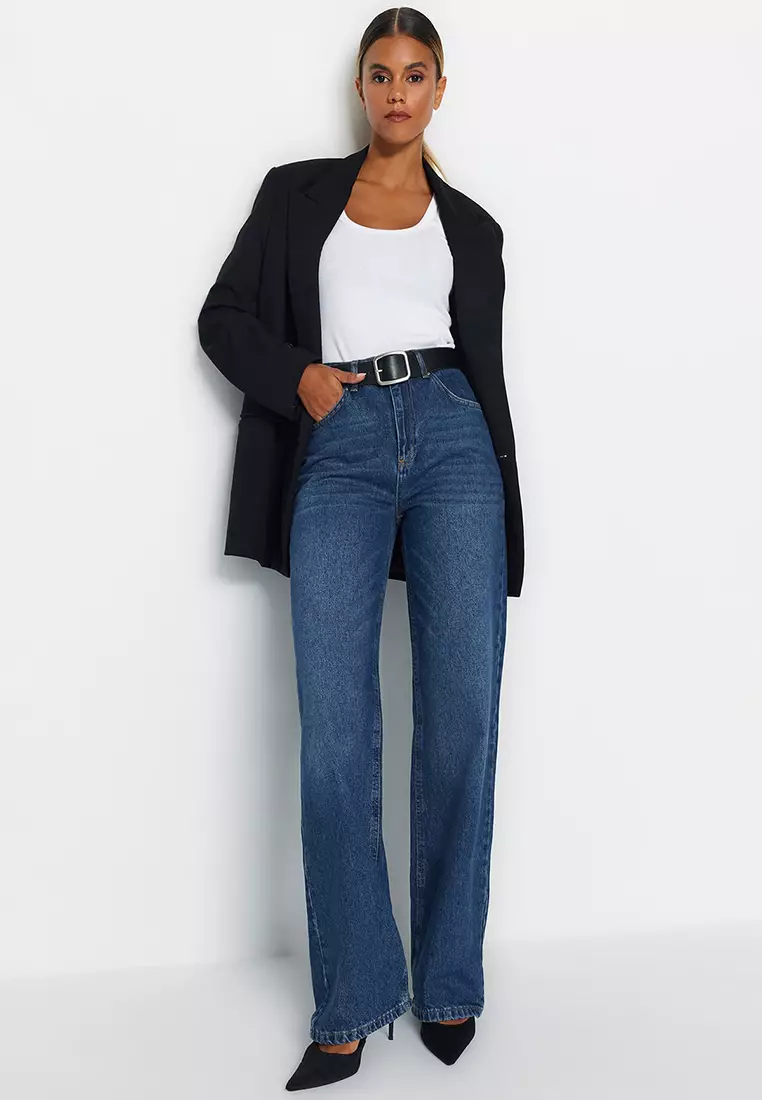 High Waist Wide Leg Jeans