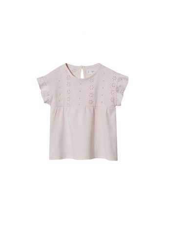 MANGO BABY pink Swiss Embroidery T-Shirt C6D2FKA3B86946GS_1