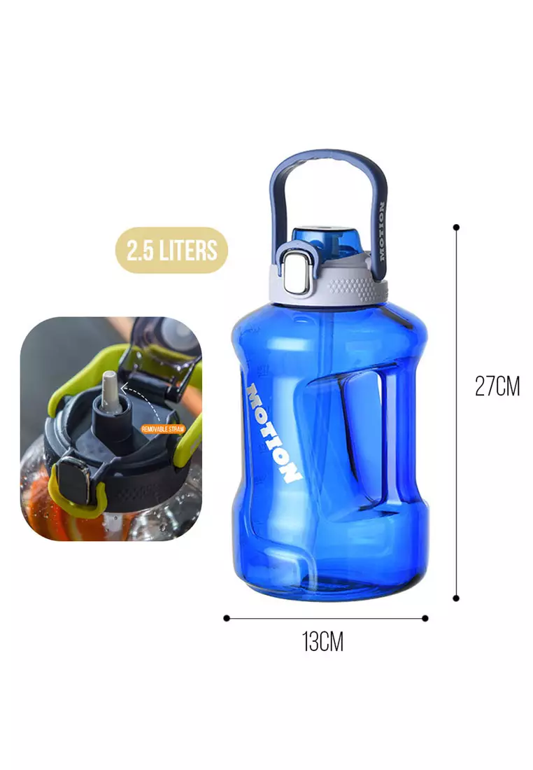 Motion E571 2.5L Water Bottle 27x13cm – Blue