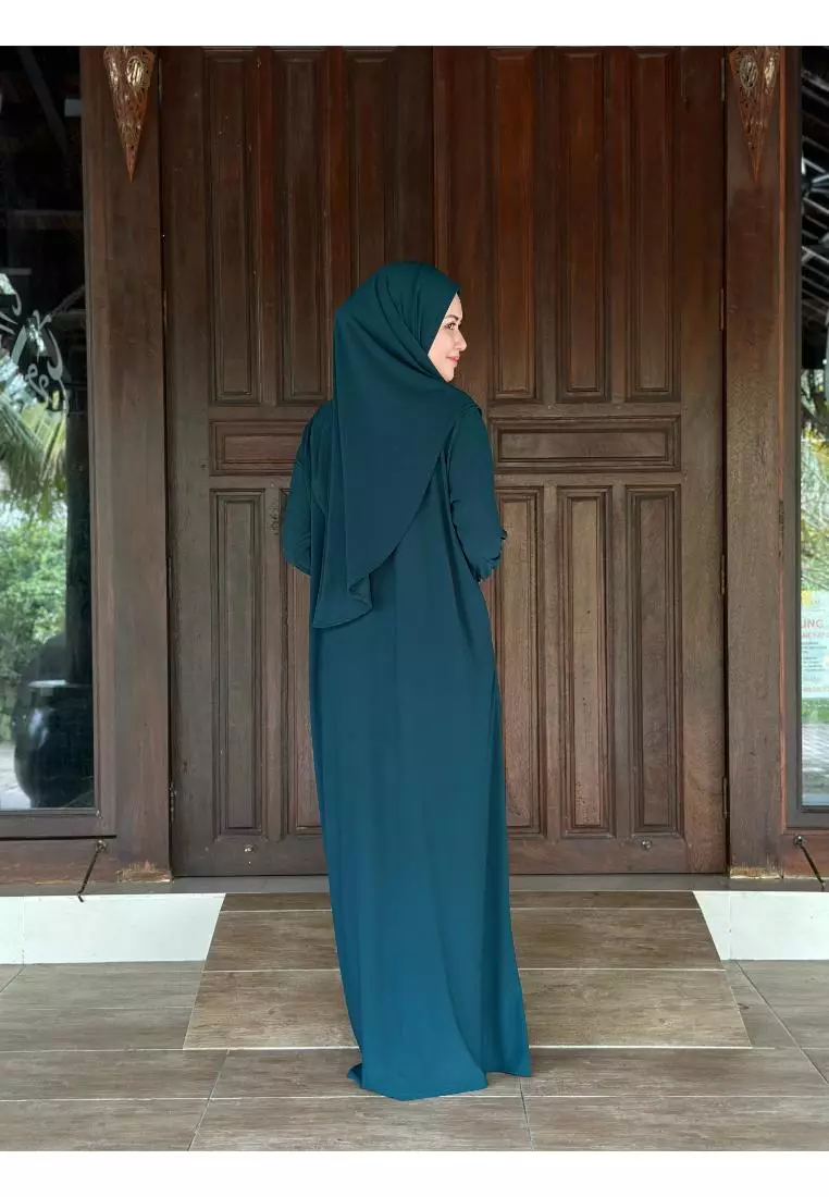 green emerald velvet dress Betsy & Adam Plus Size Long Halter Metallic Crinkle Women's Dress Jade : 16W main image 0