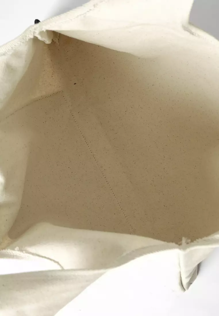 Pamole Tote Bag Totebag Kanvas Tas Belanja - Naya Series - BW Komb Navy