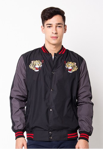 Endorse Jacket I Sukajan Tiger Clan Black END-PG017