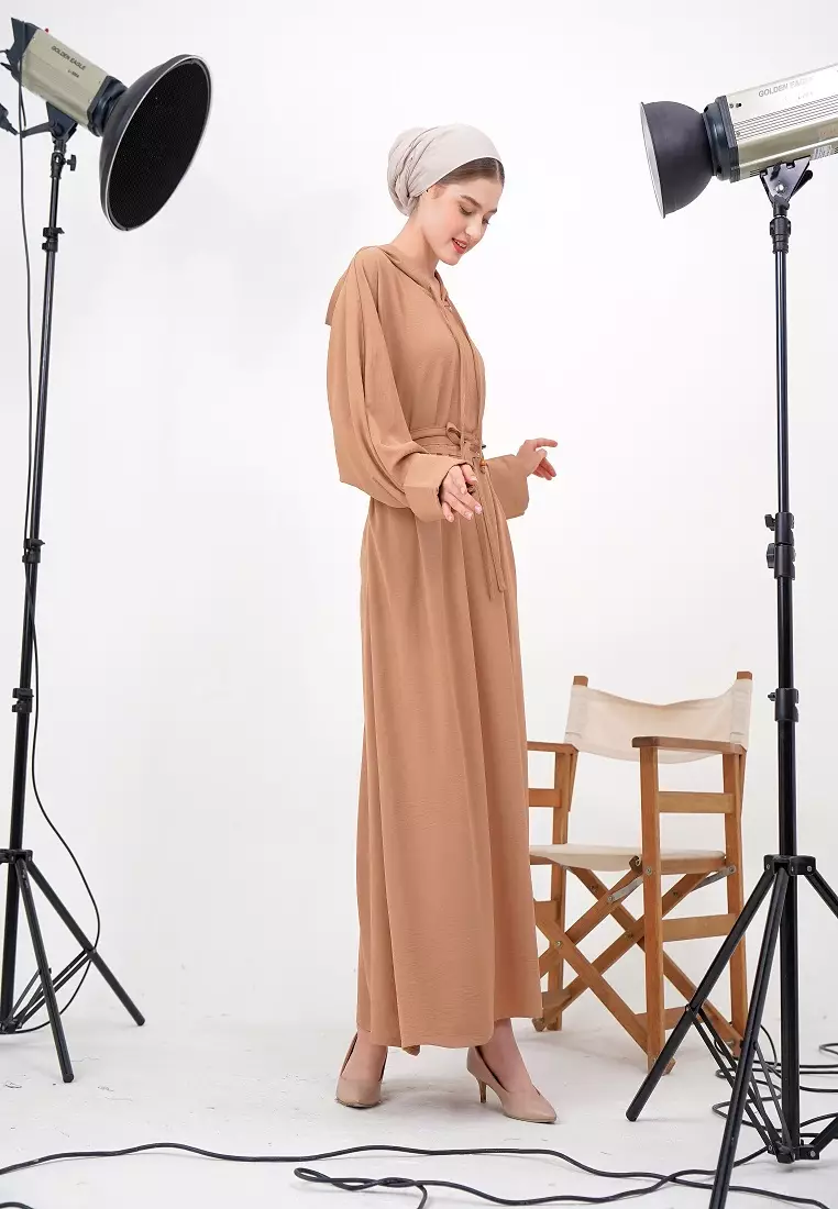 Xavera Abaya Hoodie Cream