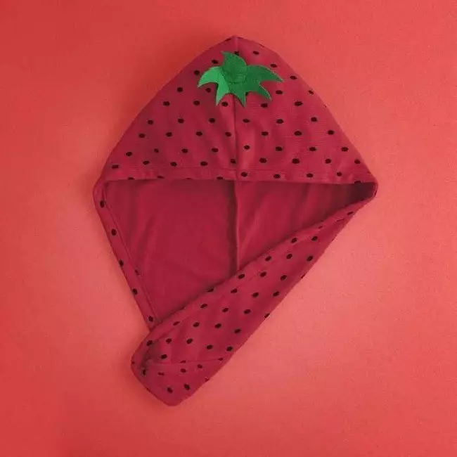Hair Towel Strawberry