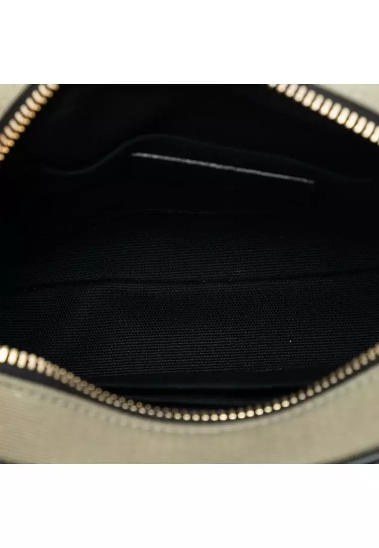 Pre-Loved Saint Laurent Small Canvas Camp Camera Bag