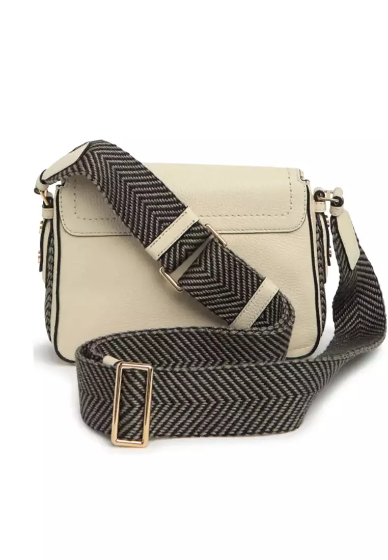 The Groove Leather Mini Messenger Bag Marshmallow H132L01RE21