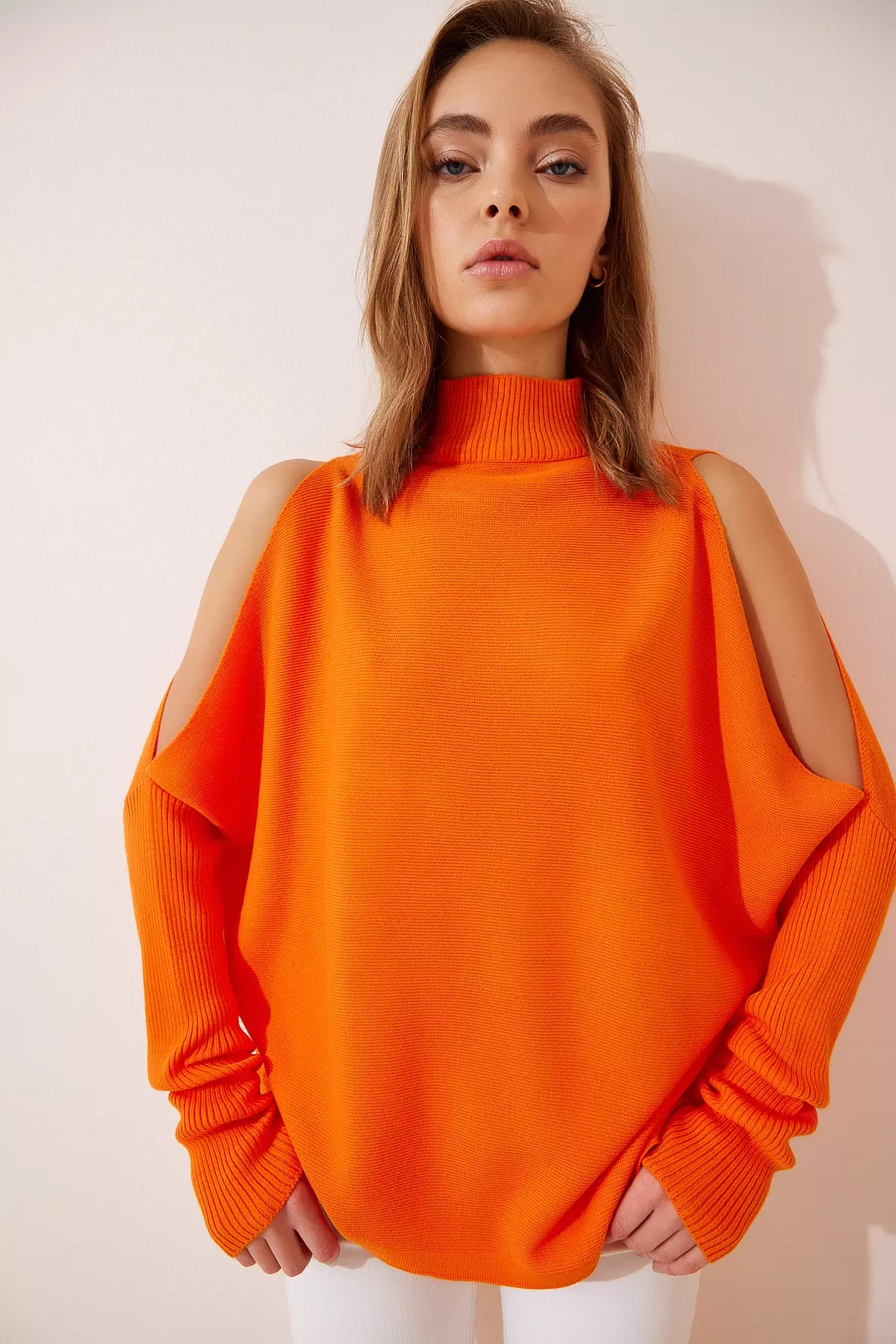 Oversized hotsell orange turtleneck