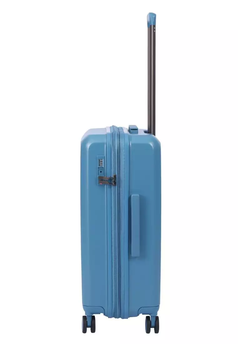 Crossing VIVE Polycarbonate Expandable Medium Luggage V2 - Blue