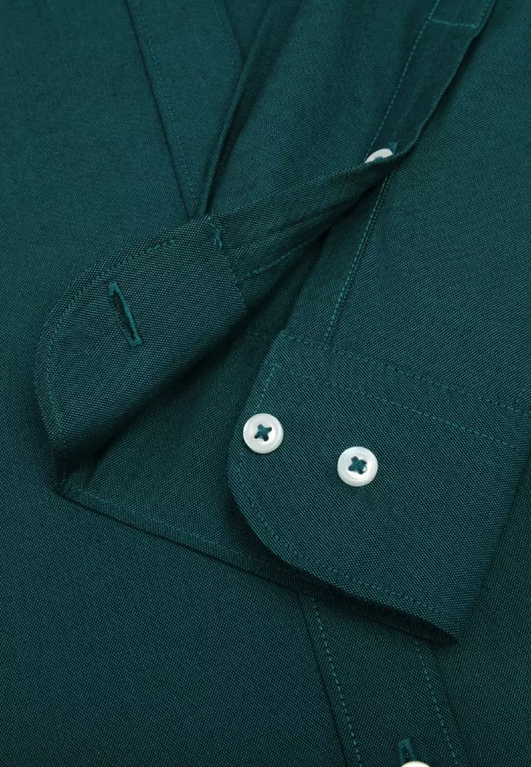 Non-Iron Cotton Stretch Smart Fit Oxford Shirt