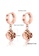 Air Jewellery gold Luxurious Flowers Earring In Rose Gold 73694AC2074548GS_5