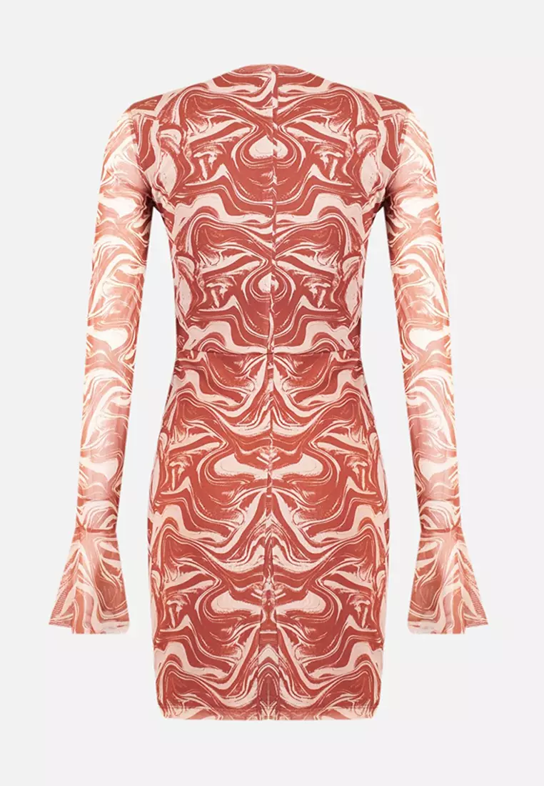 Buy Trendyol Abstract Mini Dress 2024 Online ZALORA Philippines